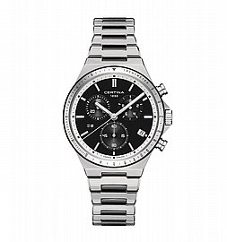 שעון יד DS-7 Chronograph Black Certina C0434172205100 סרטינה שעון יד DS-7 Chronograph Black Certina C0434172205100 סרטינה