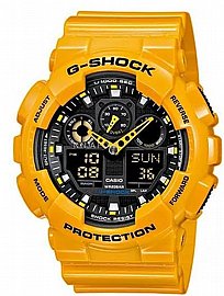 שעון יד דיגיטלי G-Shock GA-100A-9ADR שעון יד דיגיטלי G-Shock GA-100A-9ADR