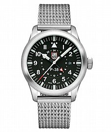 LUMINOX P-38 LIGHTNING® Black Mesh LUMINOX P-38 LIGHTNING® Black Mesh